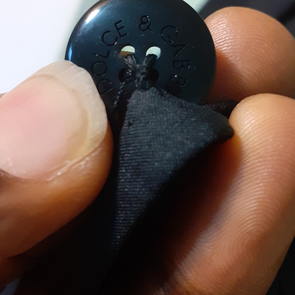 1450cad Italian D&G Dolce&Gabbana 70%wool 30%Silk Men black suit blazer 48 Lined - Picture 7 of 8